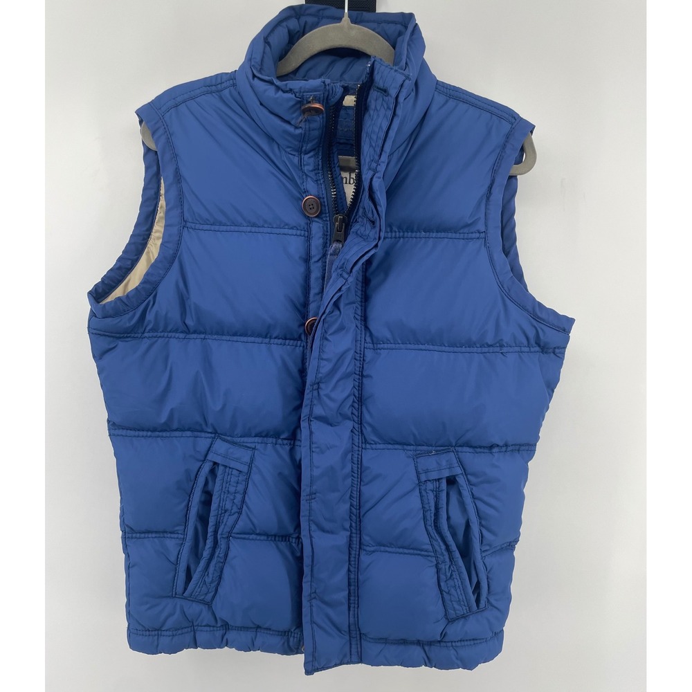 Abercrombie & Fitch Summit Rock Vest Mens Small Blue Puffer Down Blend Quilted